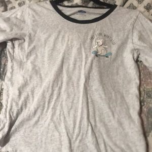 Large grey long sleeve